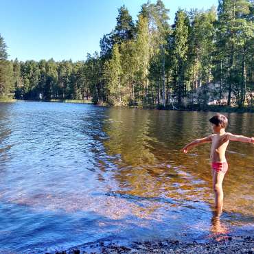 Giorno 14: Bagno sul lago Saimaa e le rapide Imatrankoski ad Imatra